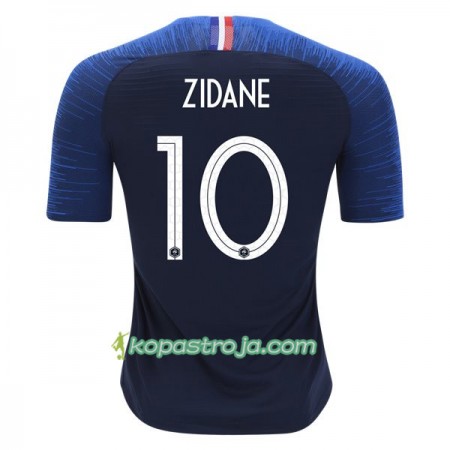 Billiga Fotbollströjor Frankrike Zidane 10 VM 2018 Hemma tröja